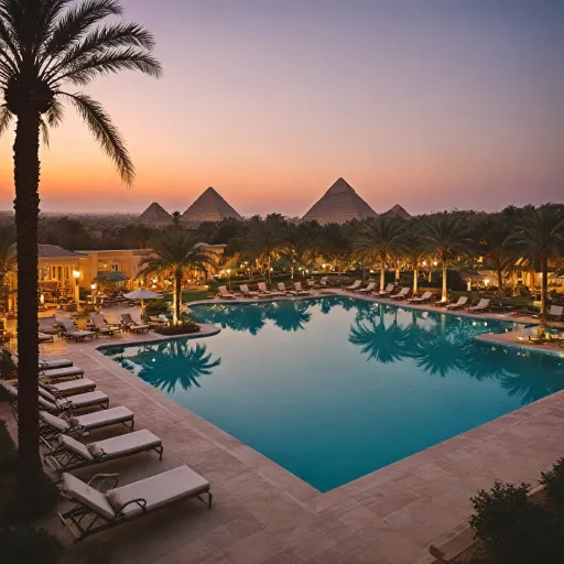 Experience the best luxury hotels near the pyramids for an unforgettable stay in Egypt