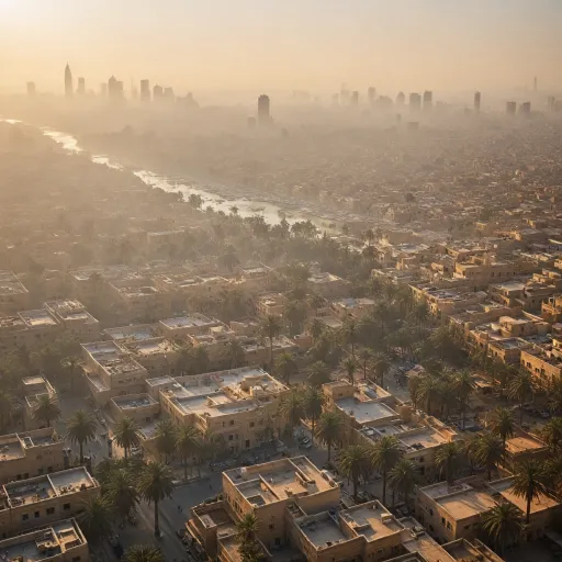 Capital city stays with a view of pyramids in Cairo Egypt
