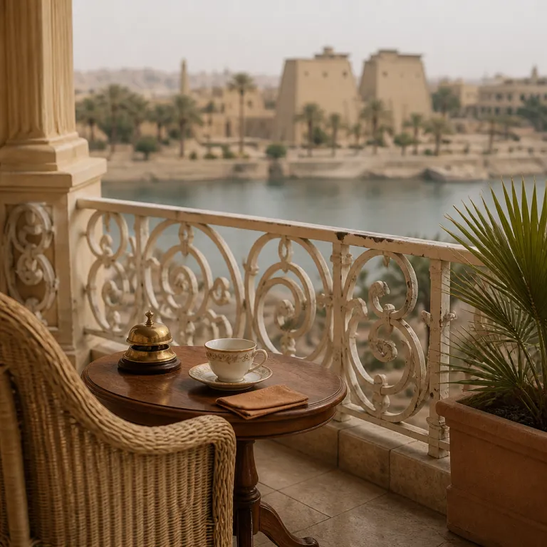 Reading Luxor Through Its Hotels: Belle Epoque Verandas, Pharaonic Views, and the Service in Between