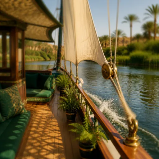 Sailing the Nile in quiet elegance on a luxury dahabiya cruise